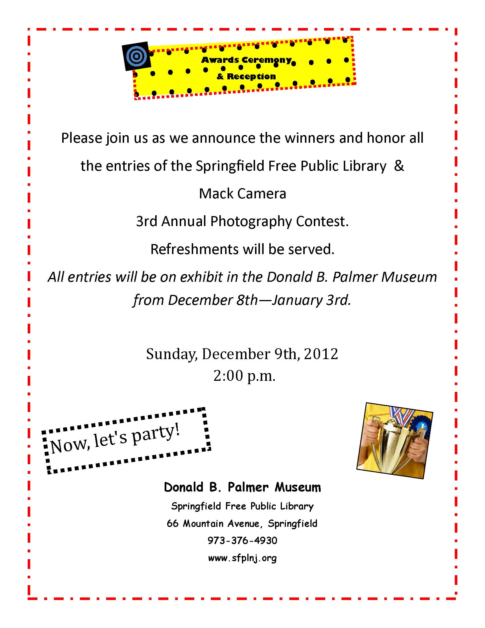 3rd annual photo contest 2012