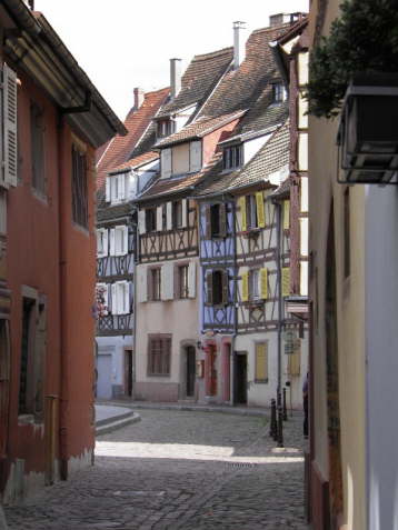 Medieval Street in Colmar